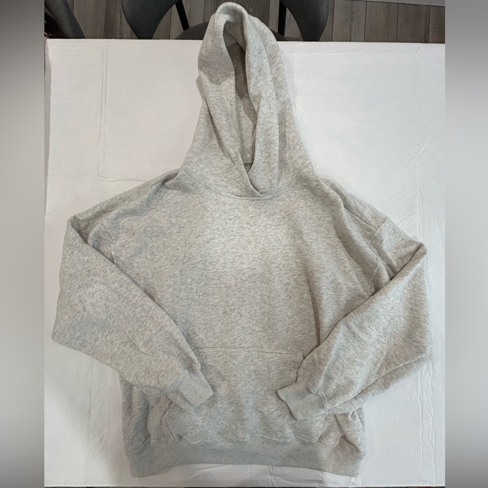 Hollister Light Heather Gray Hoodie